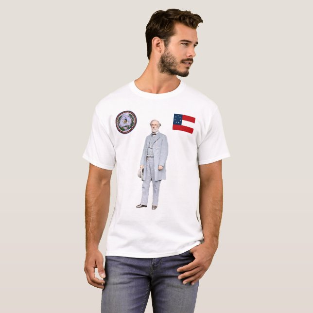 CAMISETA ROBERT E. LEE (Frente Completa)