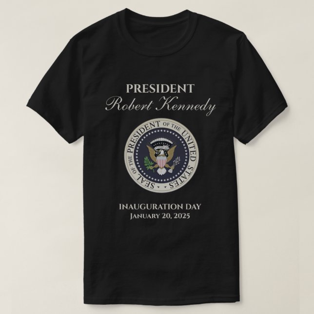 Camiseta Robert Kennedy Inauguration Day 20 de janeiro de 2 (Frente do Design)