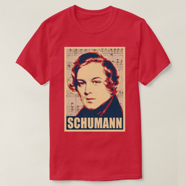 Camiseta Robert Schumann 2 (Frente do Design)