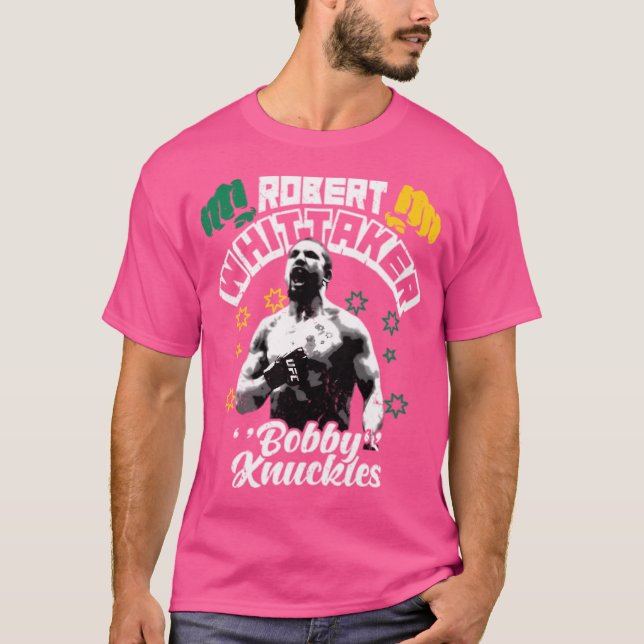 Camiseta Robert Whittaker 'Bobby Knuckles' (Frente)