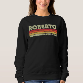 Camiseta ROBERTO Gift Name Personalised Funny Retro Vintage