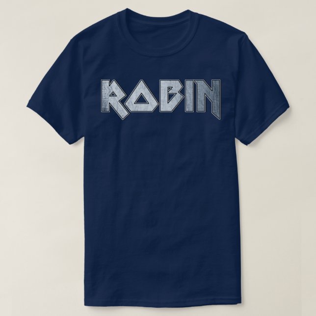 Camiseta Robin dos metais pesados (Frente do Design)