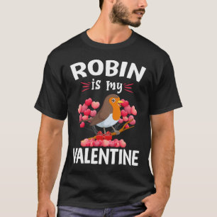 Camiseta Robin é meu namorado Feliz Dia dos Namorados Robin