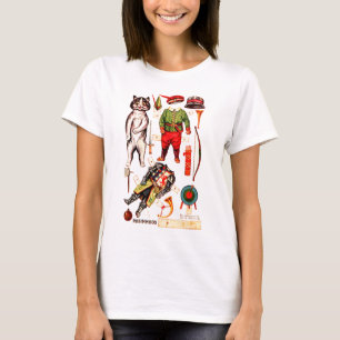Camiseta Robin Hood, Boneca de Papel, Louis Wain