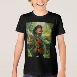 Camiseta Robin Hood retratado como uma criança