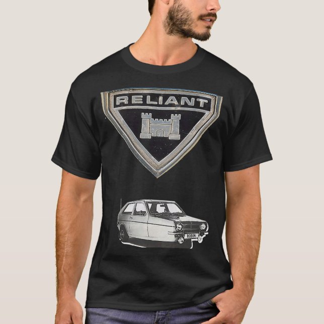 Camiseta Robin MK Clássico Confiável para Carros de 3 Rodas (Frente)