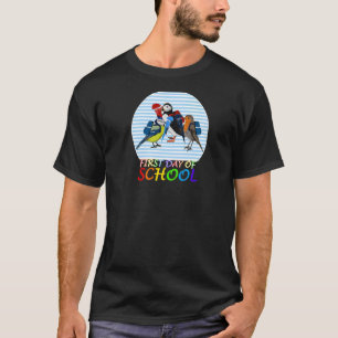 Camiseta Robin Puffin Bird Primeiro Dia da Escola Primeiro