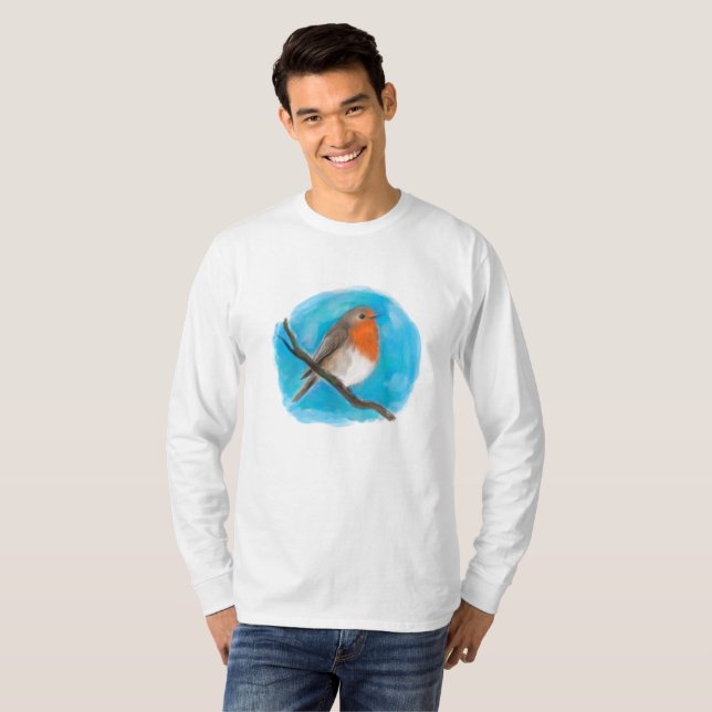 Camiseta Robin Rebreast (Frente Completa)