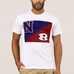 Camiseta Robins divididos casa de Warner contra Northside