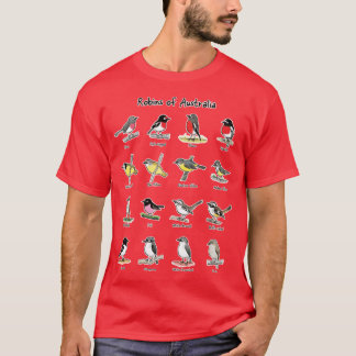 Camiseta Robins of Australia Raising funds for Birdlife Aus