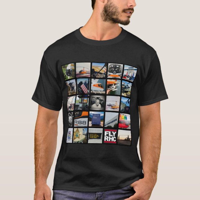 Camiseta Robinson Helicopters Collage (Frente)