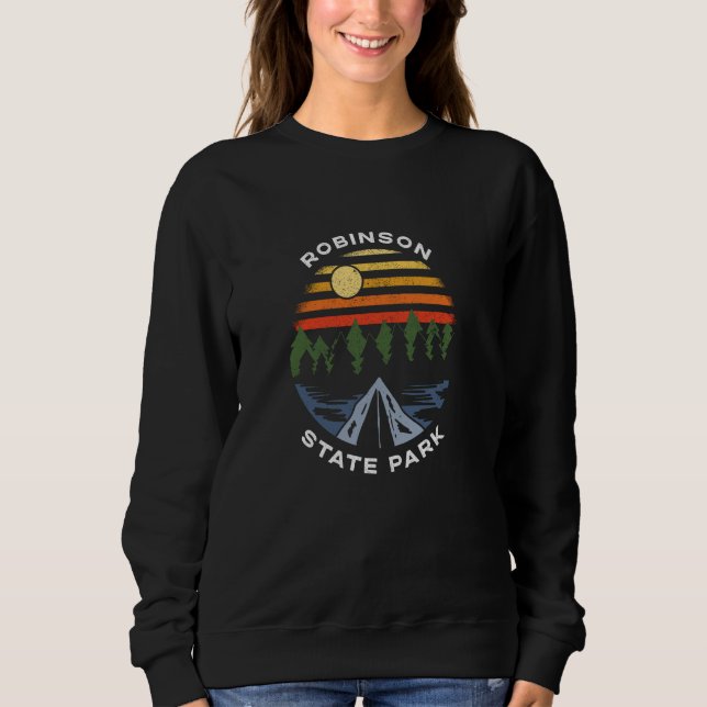 Camiseta Robinson State Park Massachusetts Camping Souvenir (Frente)