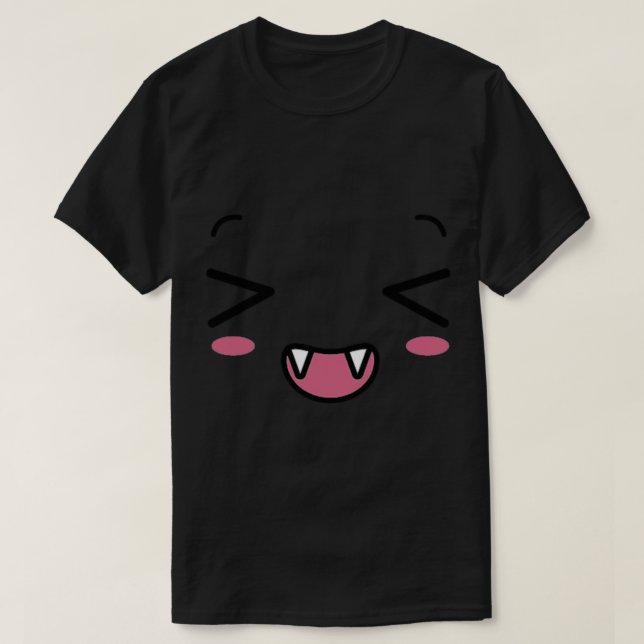 Camiseta Roblox Cute Vampire Face (Frente do Design)