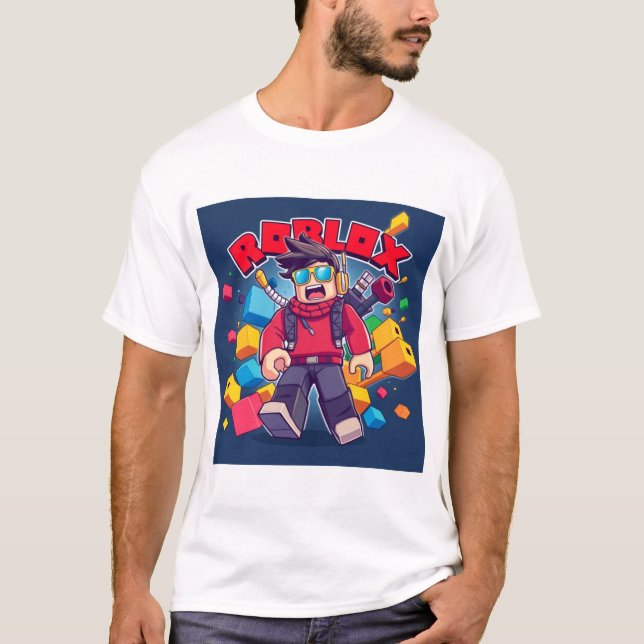 Camiseta Roblox – Digital World Print (Frente)