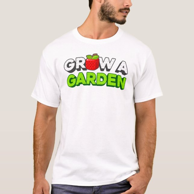 Camiseta Roblox faz um jardim (Frente)
