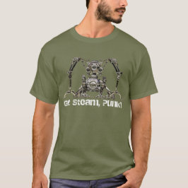Camiseta Robô #1A de Steampunk