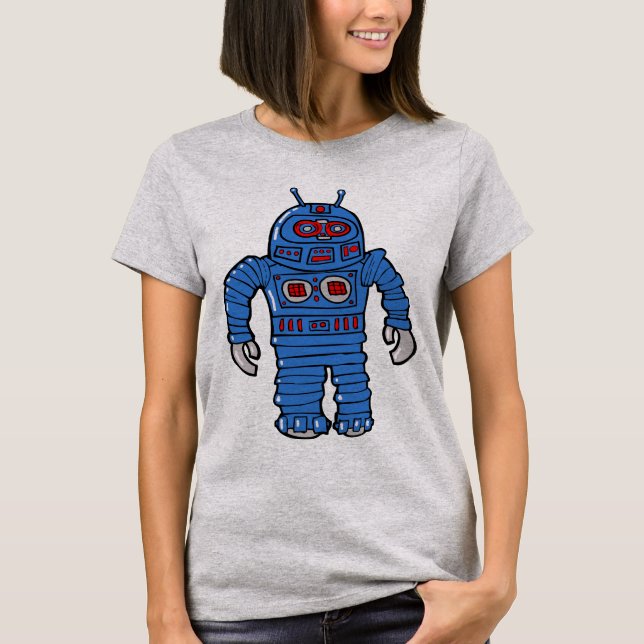 Camiseta Robô Azul (Frente)