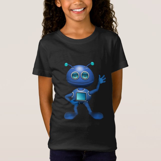 Camiseta Robô Azul (Frente)