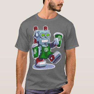 Camiseta Robô BaristaBot 9000
