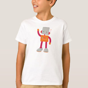 Camiseta Robô Bonito, Robô Bobo, Robô Engraçado, Robótica R
