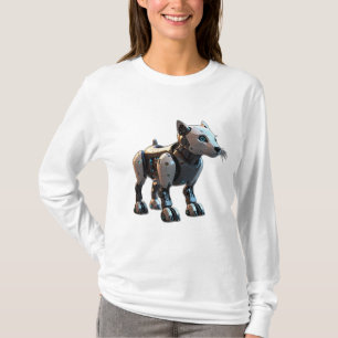 Camiseta robô-cão