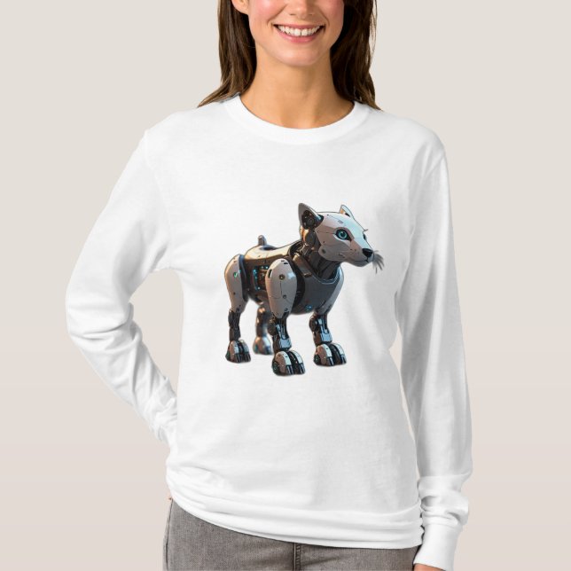 Camiseta robô-cão (Frente)