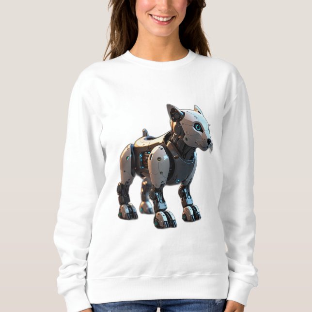 Camiseta robô-cão (Frente)
