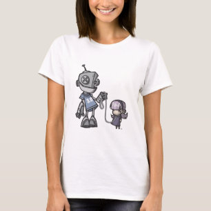 Camiseta Robô-com-Criança