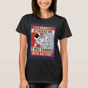 Camiseta Robô Construtor de Robôs Robôticos Robôticos de Cã