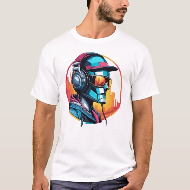 Camiseta robô D.J (Frente)