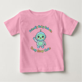 Camiseta Robô de Algodão Divertido