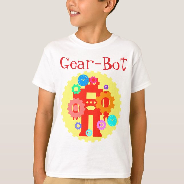 Camiseta Robô de Engrenagem (Frente)