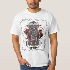 Camiseta Robô de Ficção Científica um