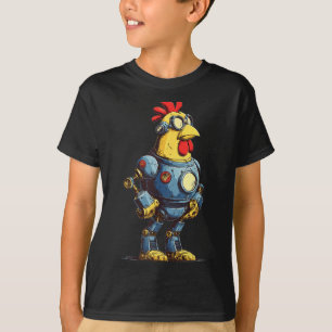 Camiseta Robô de Frango Incrível Para Amantes de Animais do