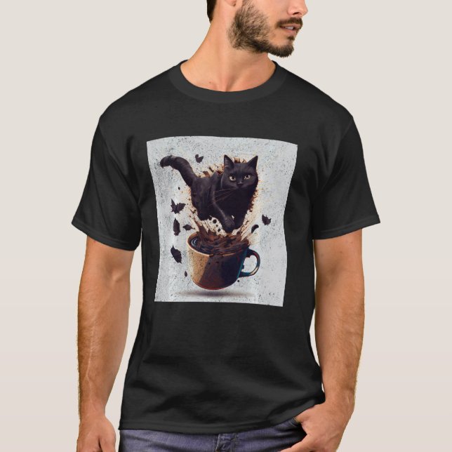 Camiseta Robô de Gato Batata Frita (Frente)