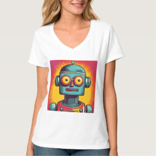 Camiseta Robô de pop Art