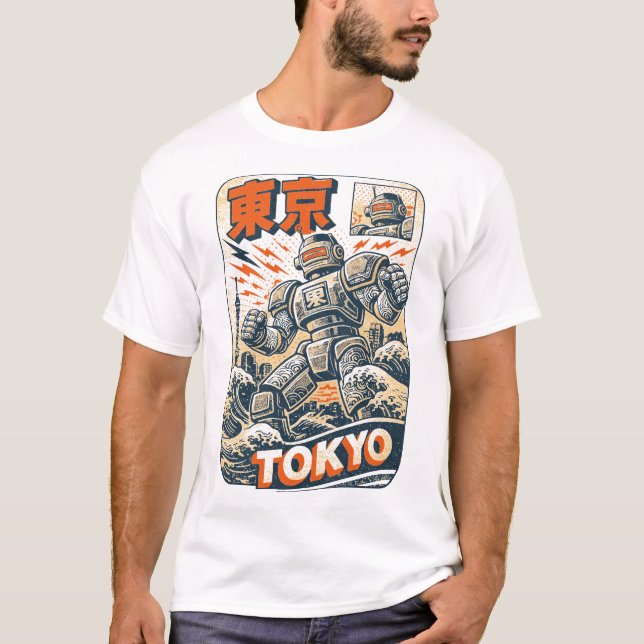 Camiseta Robô de Tóquio (Frente)