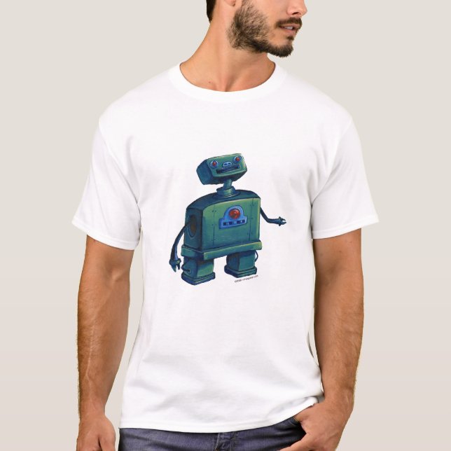 Camiseta Robô deleitado (Frente)