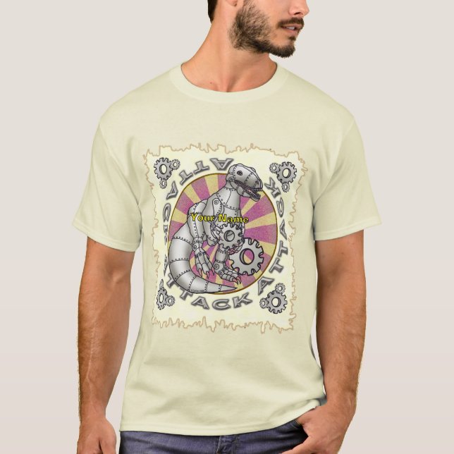 Camiseta Robô Dinossauro  (Frente)