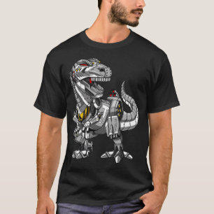 Camiseta Robô Dinossauro T-Rex