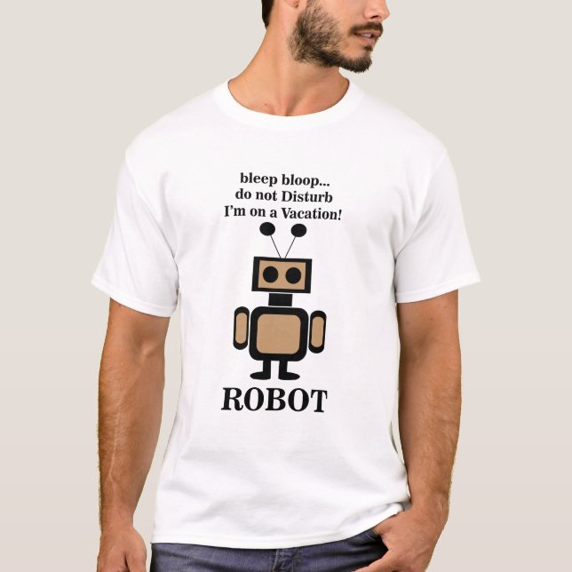 Camiseta Robô Divertido  (Frente)