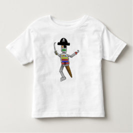 Camiseta Robô do pirata