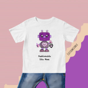 Camiseta Robô fashion