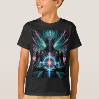 Robô Futurista Núcleo Cósmico Cyberpunk