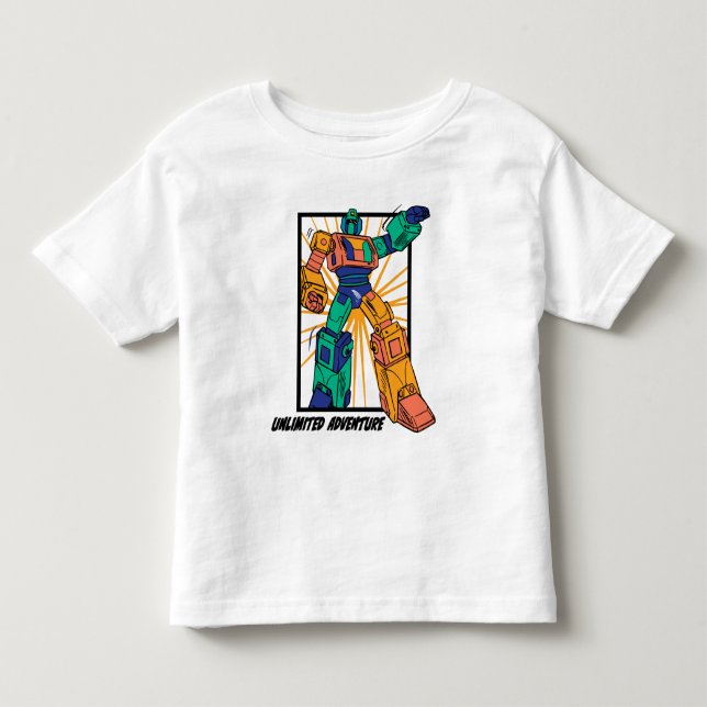 Camiseta Robô Guerreiro Gigante: Aventura Ilimitada (Frente)