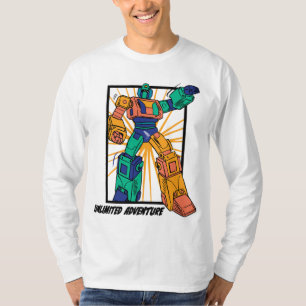 Camiseta Robô Guerreiro Gigante: Aventura Ilimitada