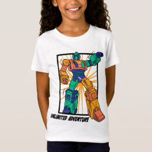 Camiseta Robô Guerreiro Gigante: Aventura Ilimitada