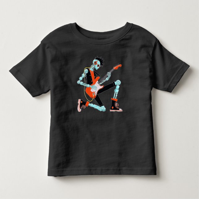 Camiseta Robô Guitarista (Frente)