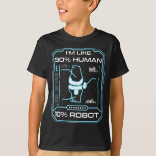 Camiseta Robô Humano Nova Cirurgia de Joelho Piada Engraçad