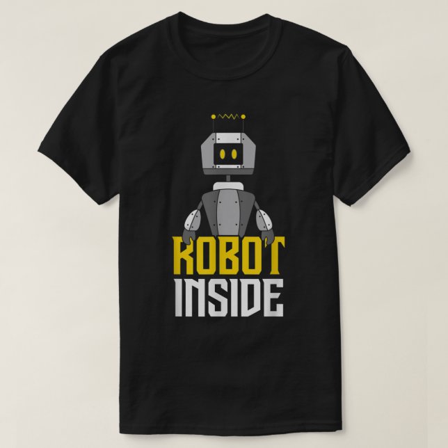 Camiseta Robô InsideEngenharia RobóticaTecnologia Robótica (Frente do Design)